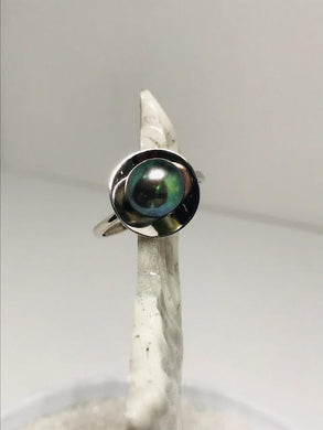 Peacock Black Ring