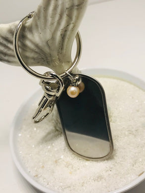 Dog Tag Keychain