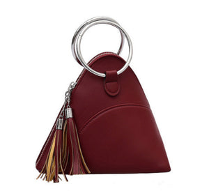 Red Triangle Hand Bag