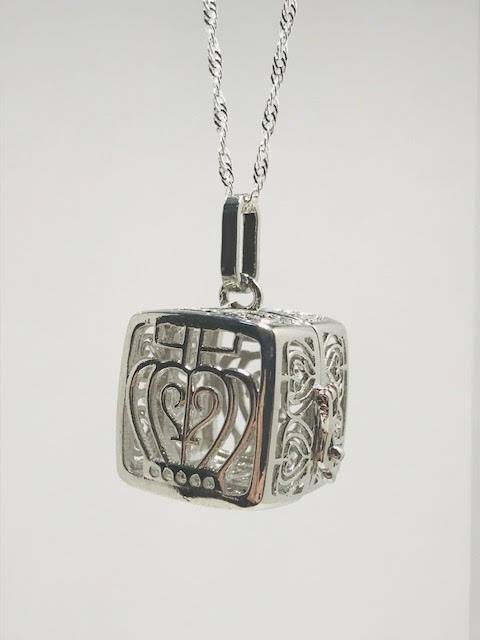 Boxy Edison Cage Necklace