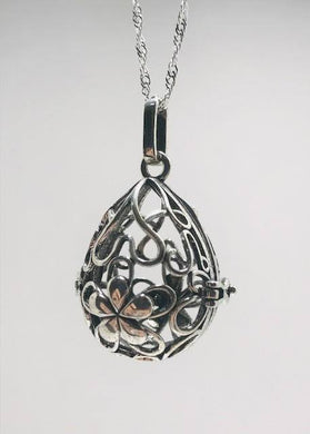 Flower Bomb Edison Cage Necklace