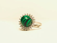 Load image into Gallery viewer, Adjustable Gemstone Rings