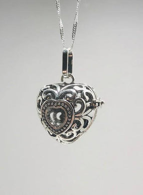 Window To My Heart Edison Cage Necklace