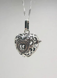 Window To My Heart Edison Cage Necklace