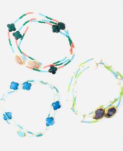 Spring Multi-Color Bead Necklace