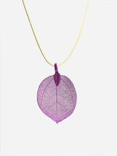 Load image into Gallery viewer, Colored Leaf Necklace