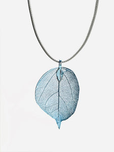 Colored Leaf Necklace