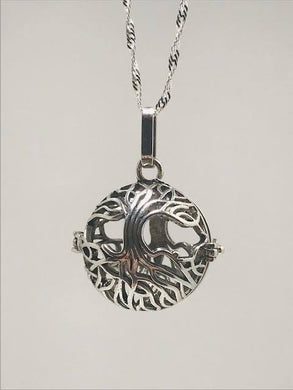 Tree Of Life Edison Cage Necklace